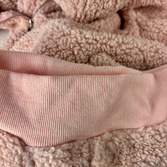 Kirundo Sherpa Fleece Quarter Zip Pullover - Cozy Blush Pink - Size M - Picture 10 of 10